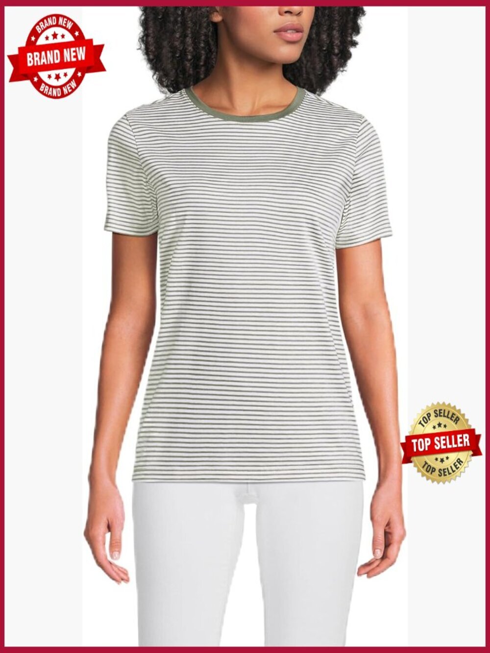 Relaxed Fit Supima Cotton Crew Neck T-Shirt
